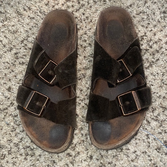 Dark Brown Birkenstocks - Picture 1 of 3